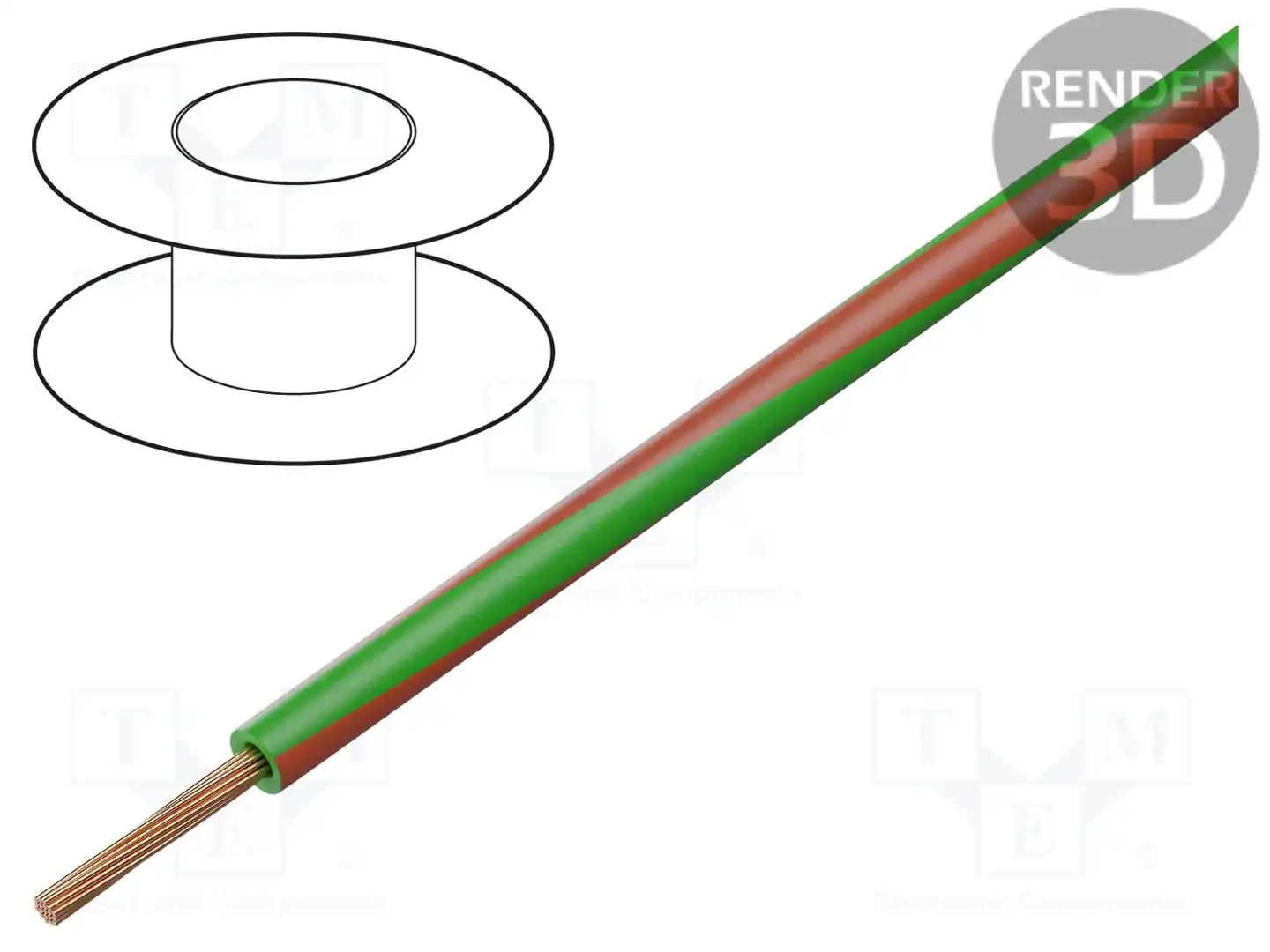 BQ CABLE LGY2.5-GY/RD — Провода одножильные - тросик