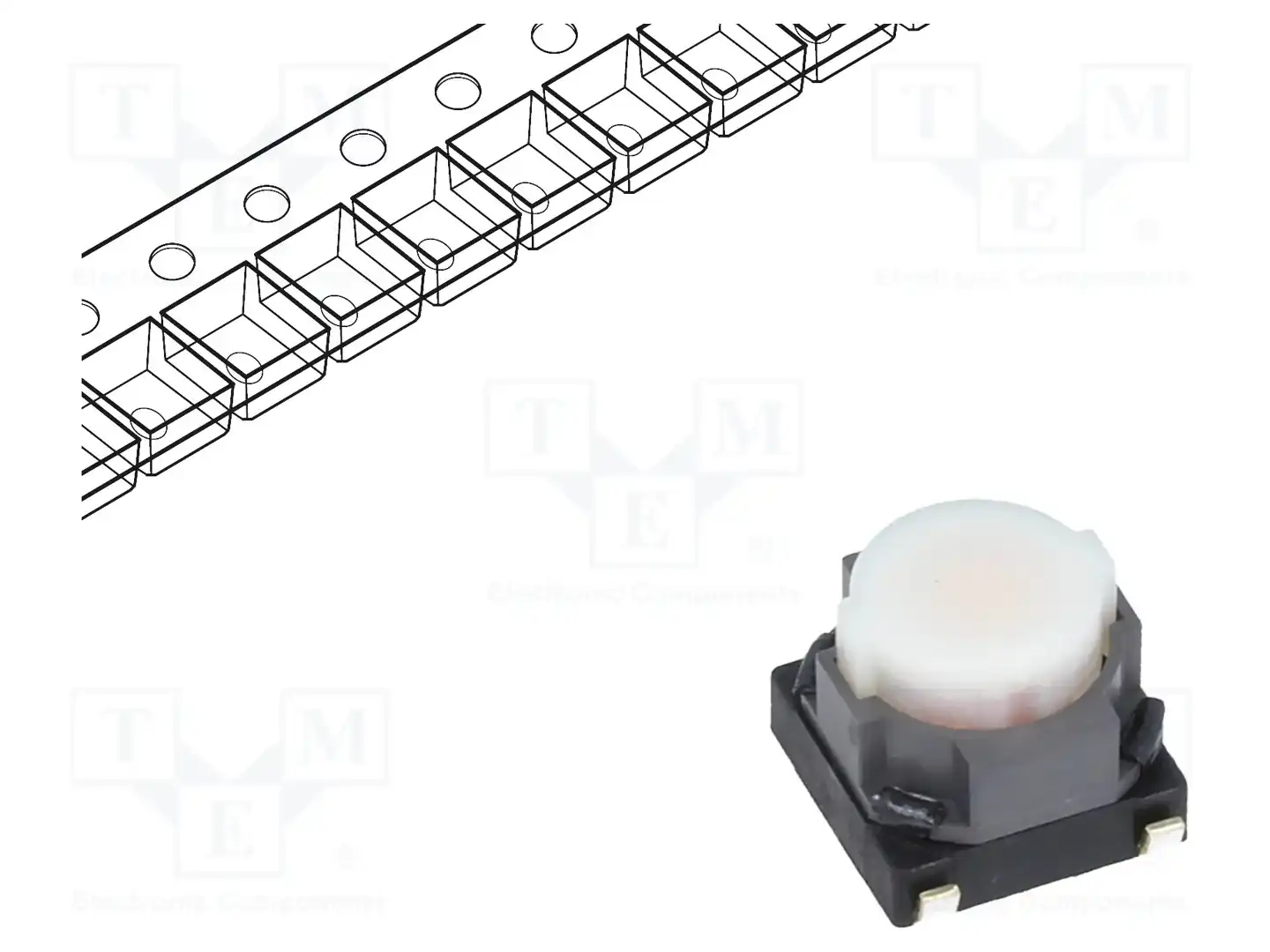 PANASONIC EVQP1Y05M — Микропереключатели TACT