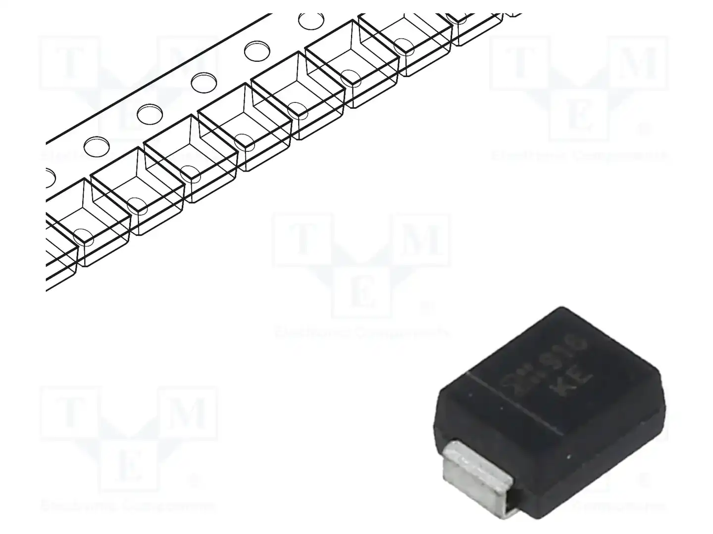 DIODES INCORPORATED SMBJ5.0A-13-F — Диоды TVS SMD однонаправленные