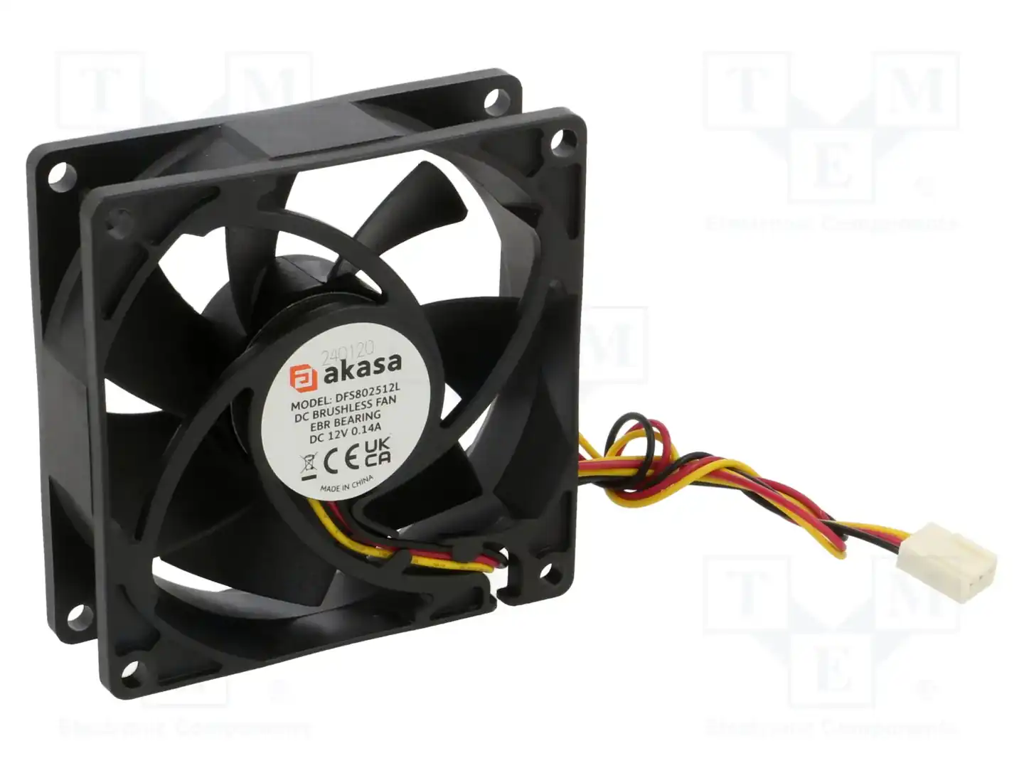 Akasa AK-8025LS-KT05 — Вентиляторы DC 12V
