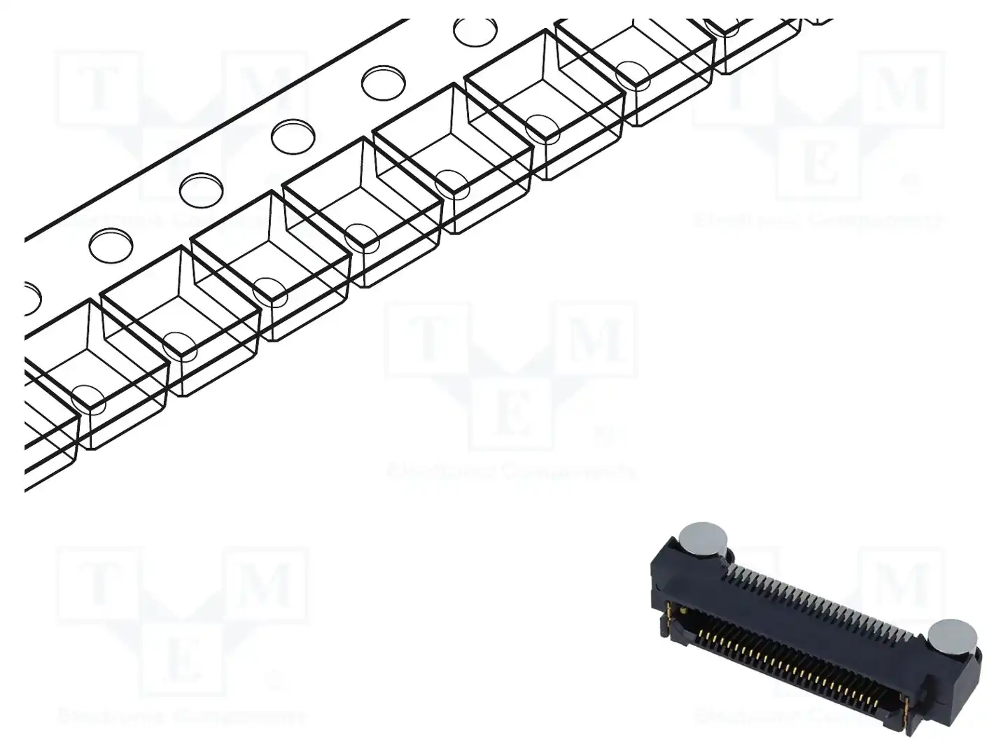 SAMTEC ERF8-025-01-L-D-RA-L-TR — Разъeмы пластина - пластина