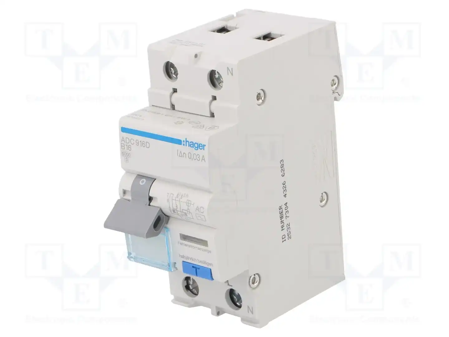 HAGER ADC916D — Дифференциальные выключатели