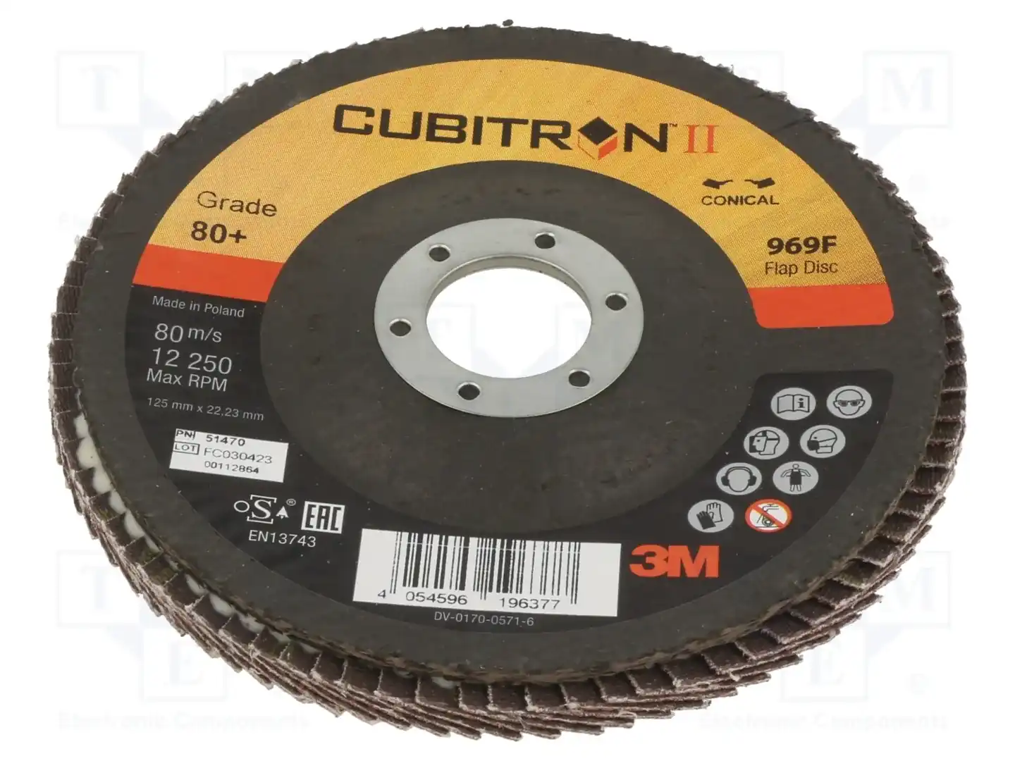 3M 969F 125MM P 80 54170 — Диски для резки и шлифовки