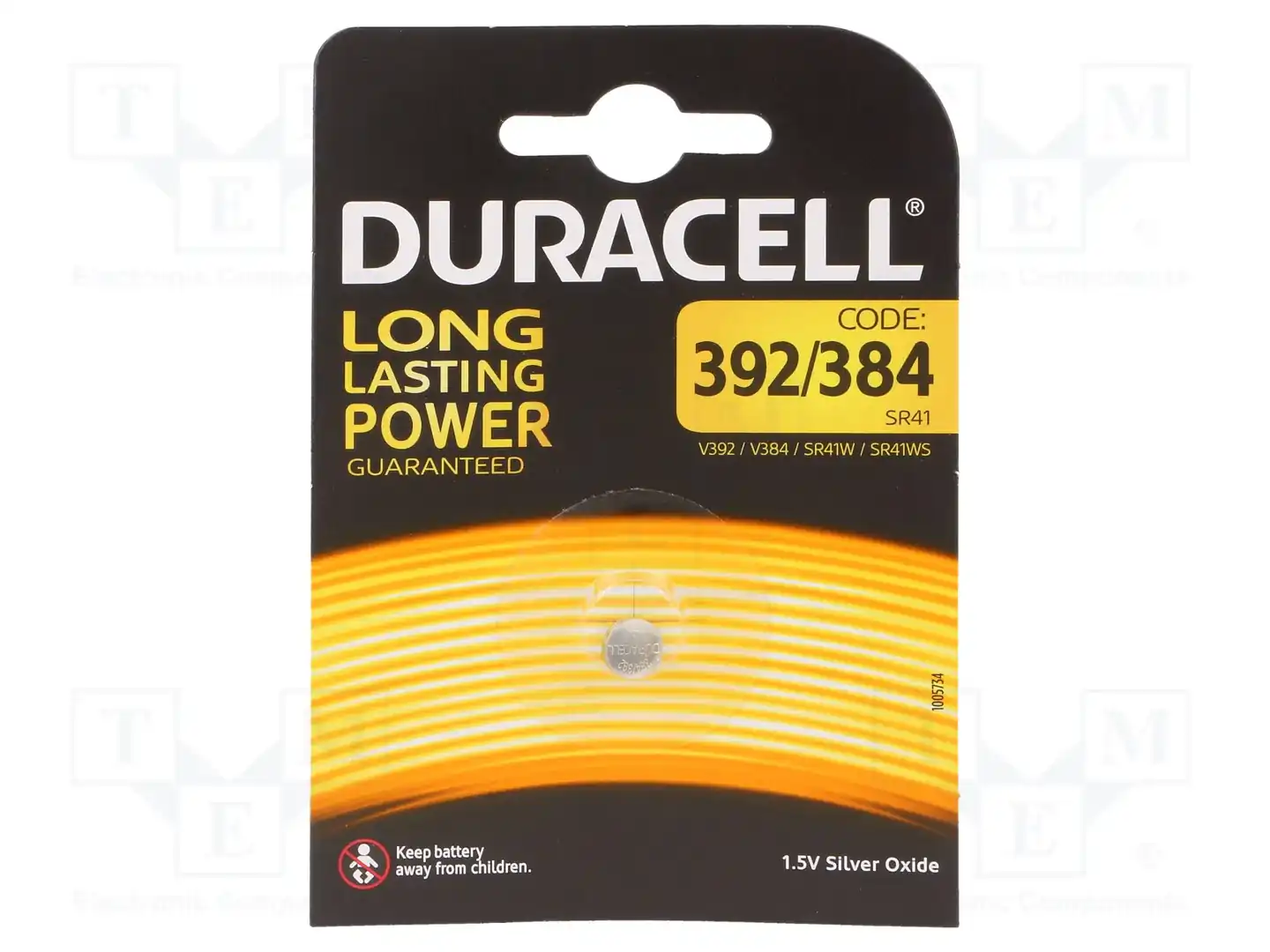 DURACELL 392 — Батареи