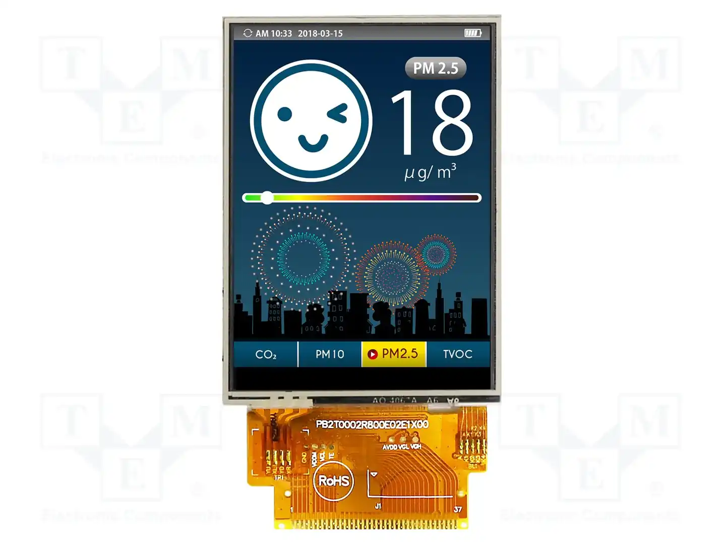 RAYSTAR OPTRONICS RFJ280E-ALW-DNS — Дисплеи TFT