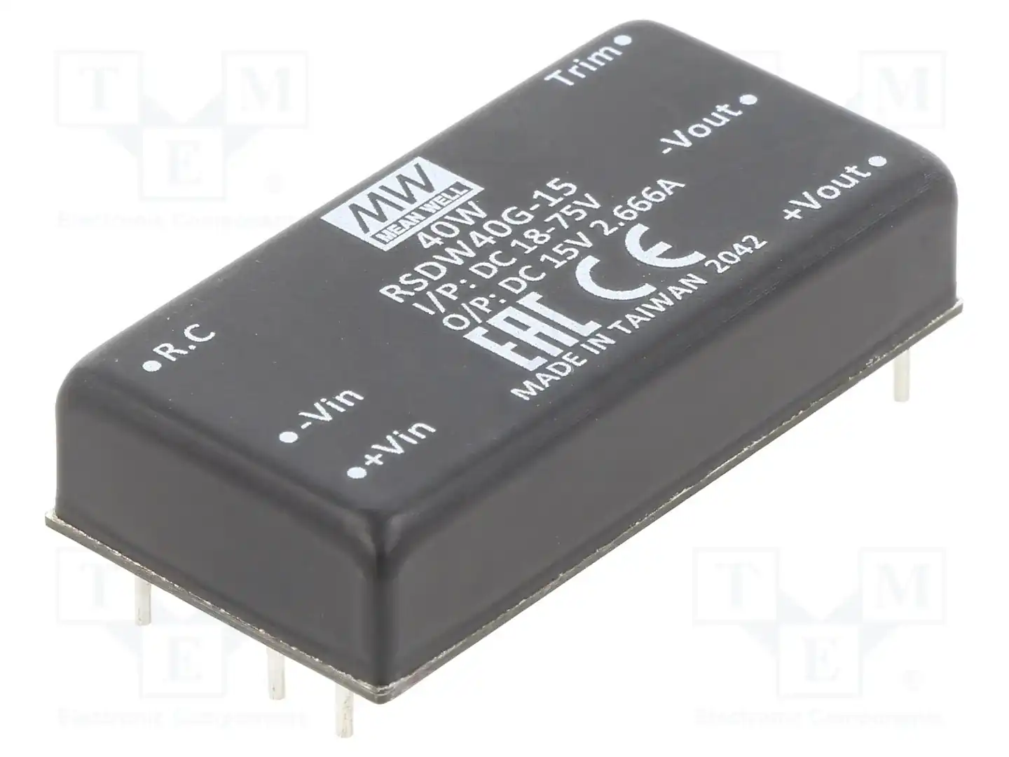 MEAN WELL RSDW40G-15 — Преобразователи DC/DC