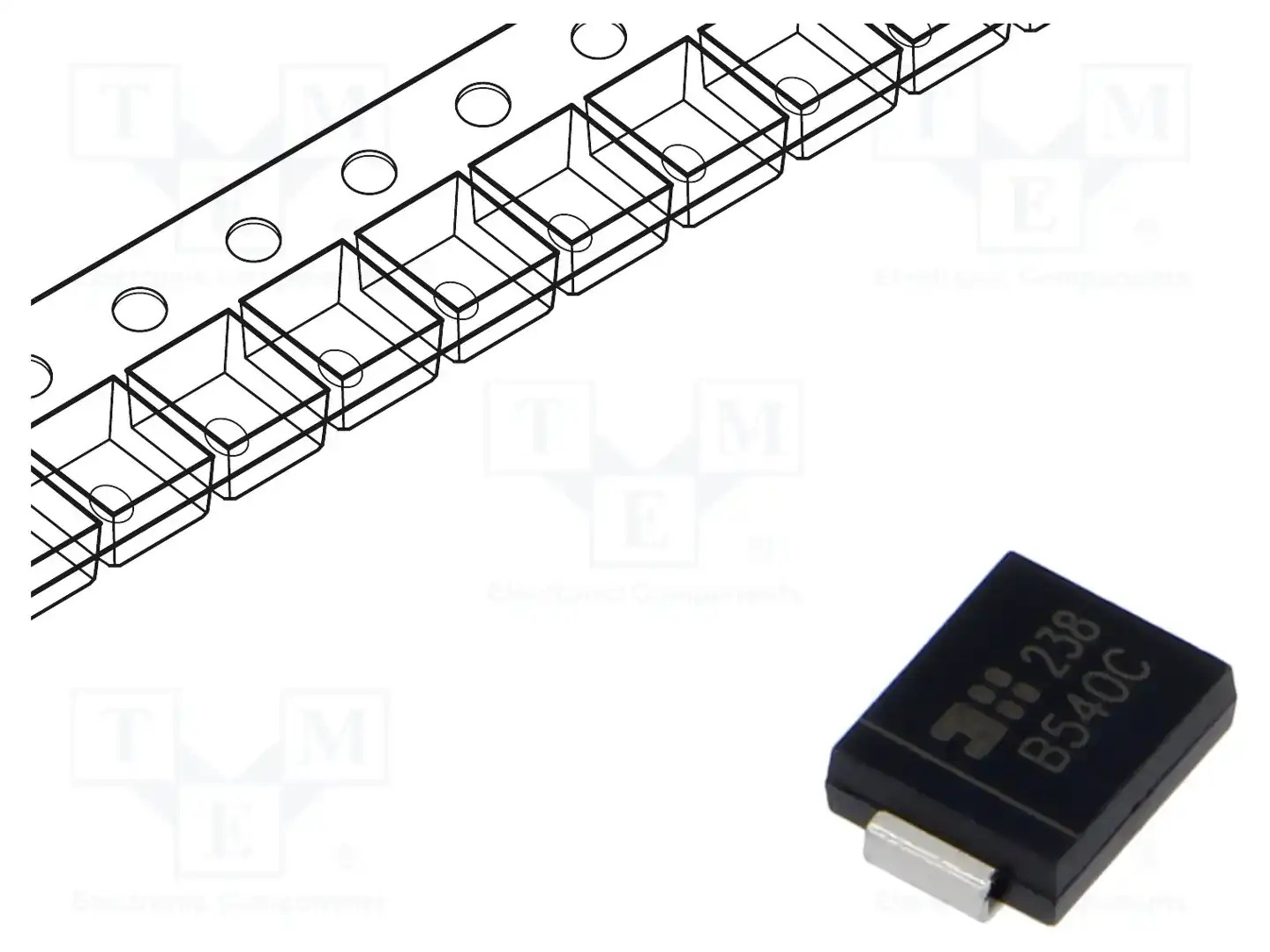 DIODES INCORPORATED B540CQ-13-F — Диоды Шотки SMD
