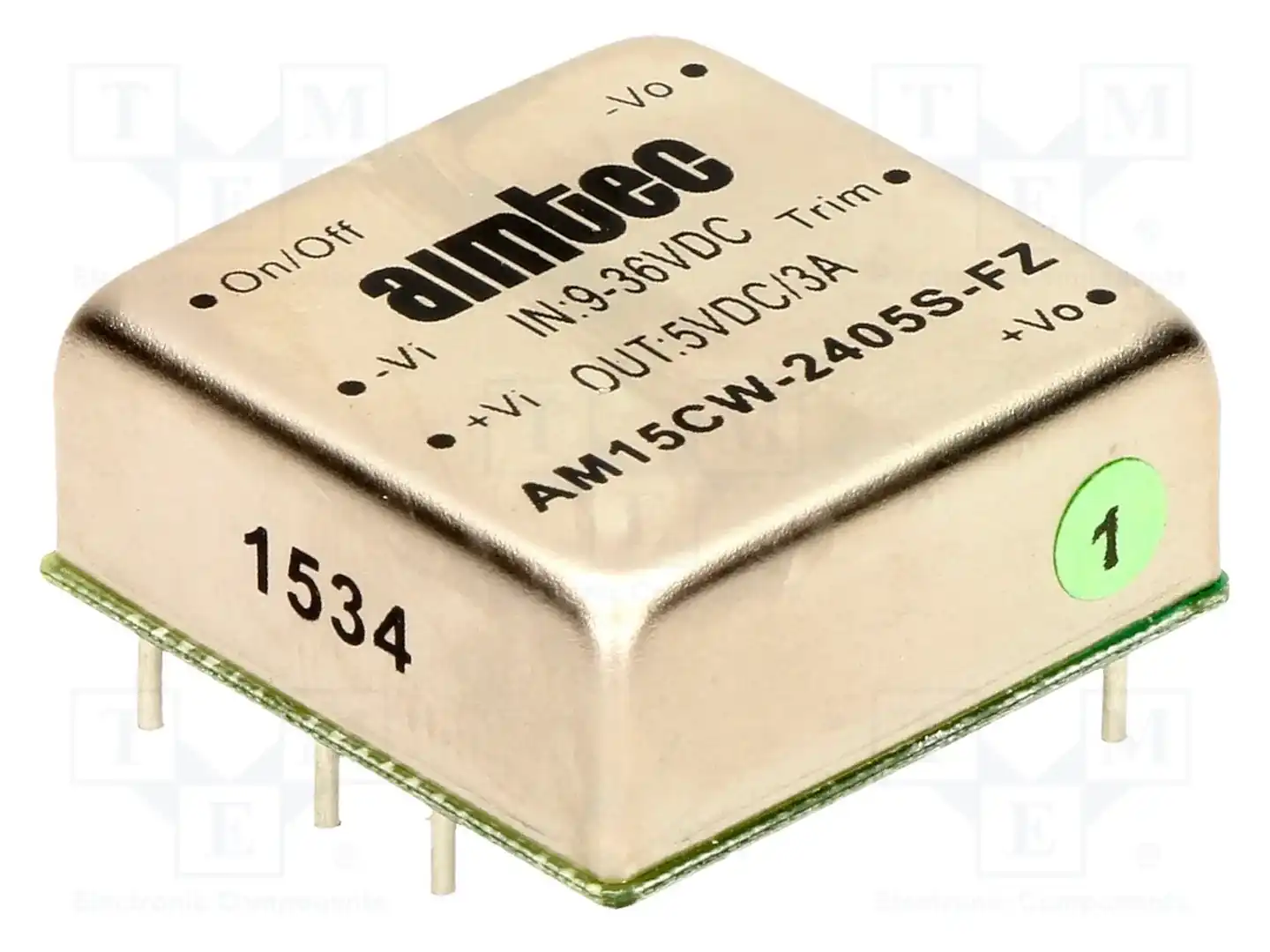 AIMTEC AM15CW-2405S-FZ — Преобразователи DC/DC