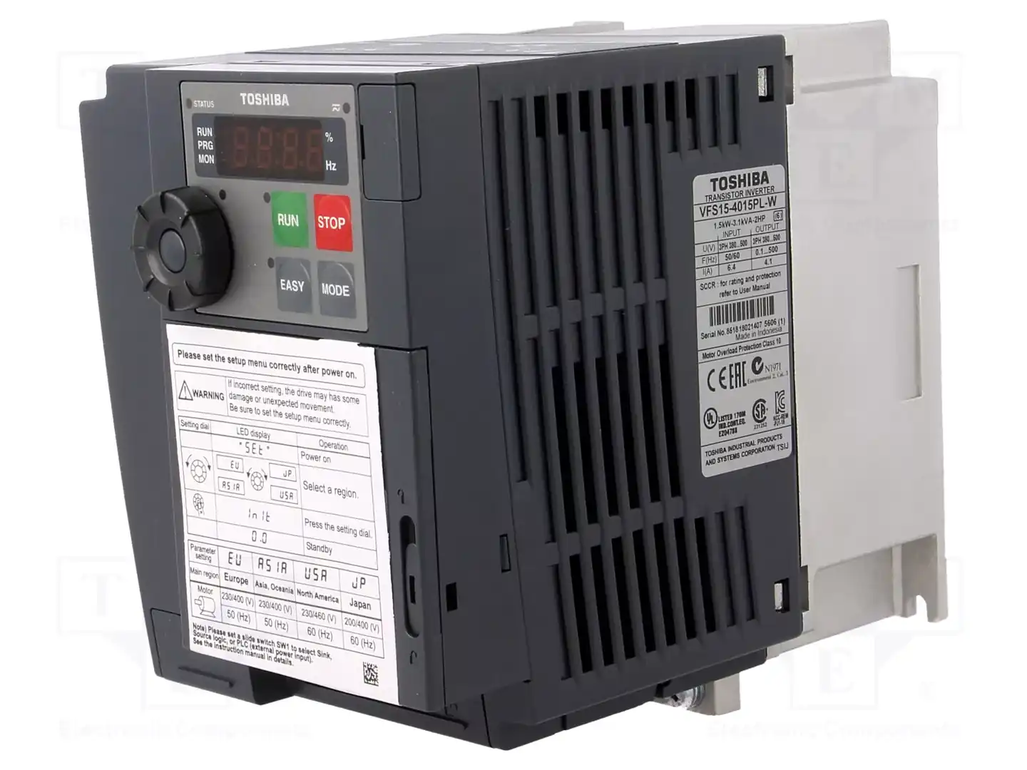 TOSHIBA VFS15-4015PL1-W1 — Трехфазные инверторы
