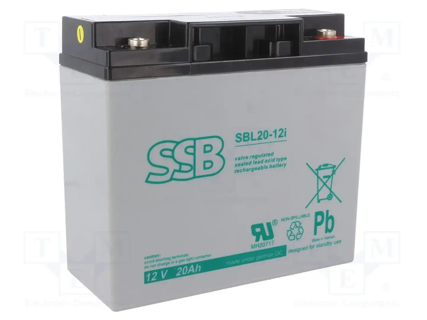 SSB SBL 20-12I — Аккумуляторы кислотные