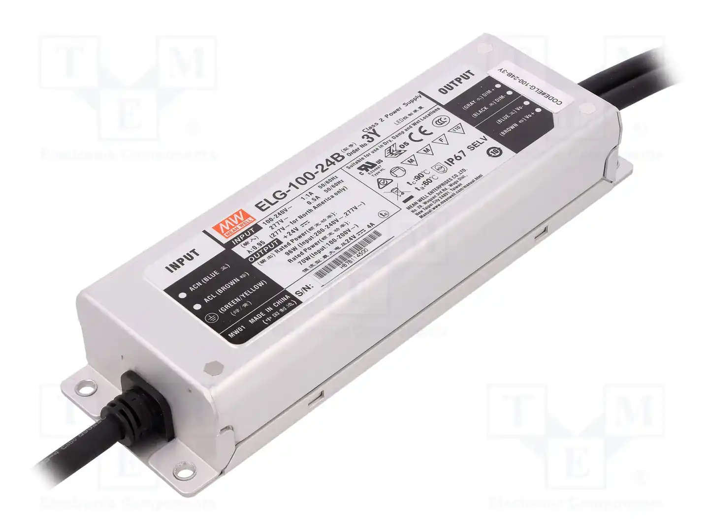 MEAN WELL ELG-100-24B-3Y — Блоки питания для LED