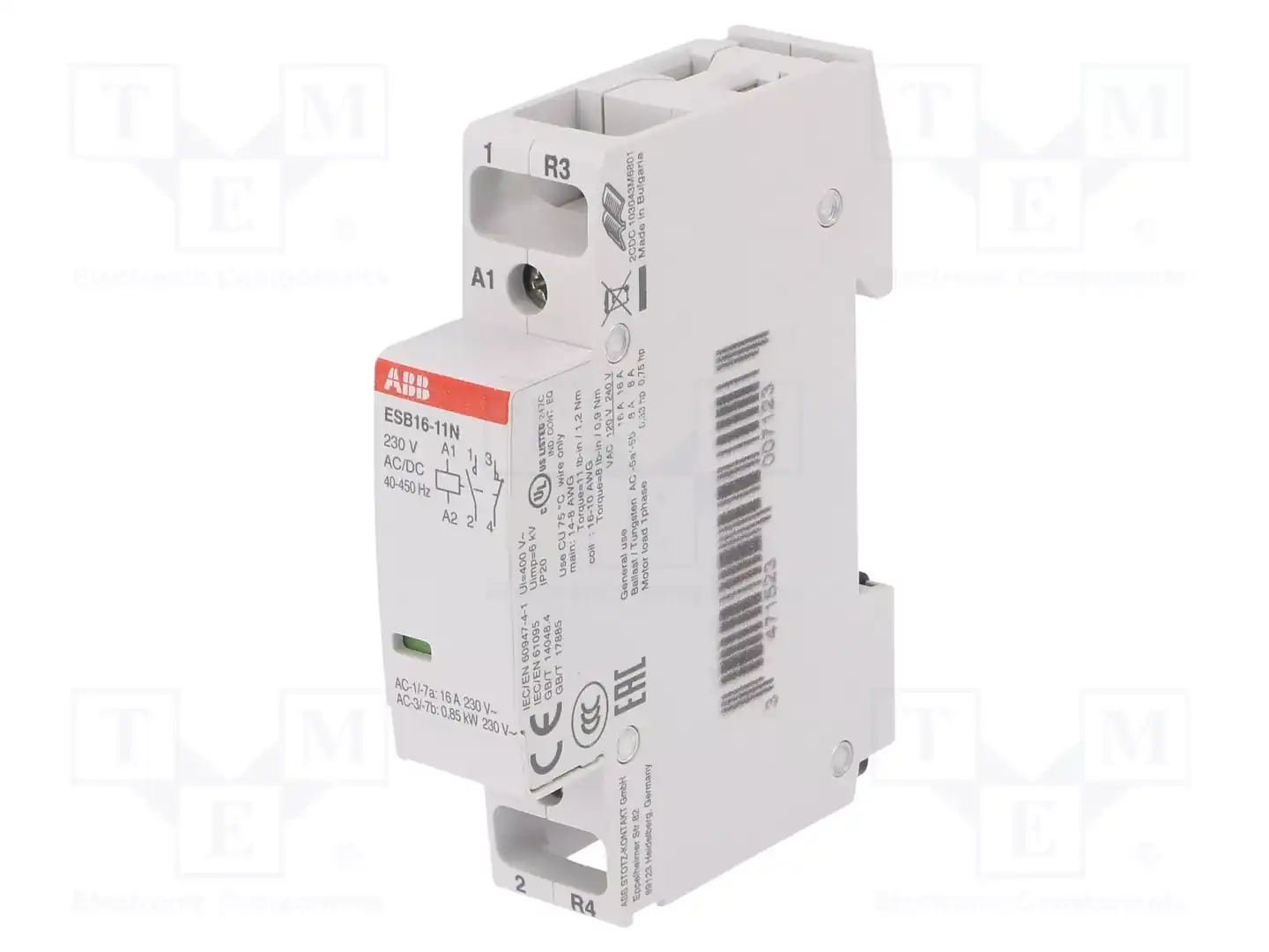 ABB 1SBE111111R0611 — Контакторы - установочные модульные