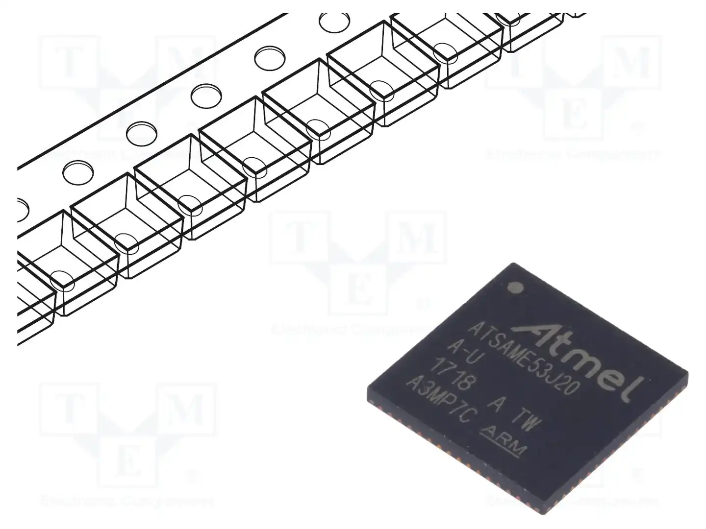 Microchip Technology ATSAME53J20A-MU — Линейка ARM 32-bit