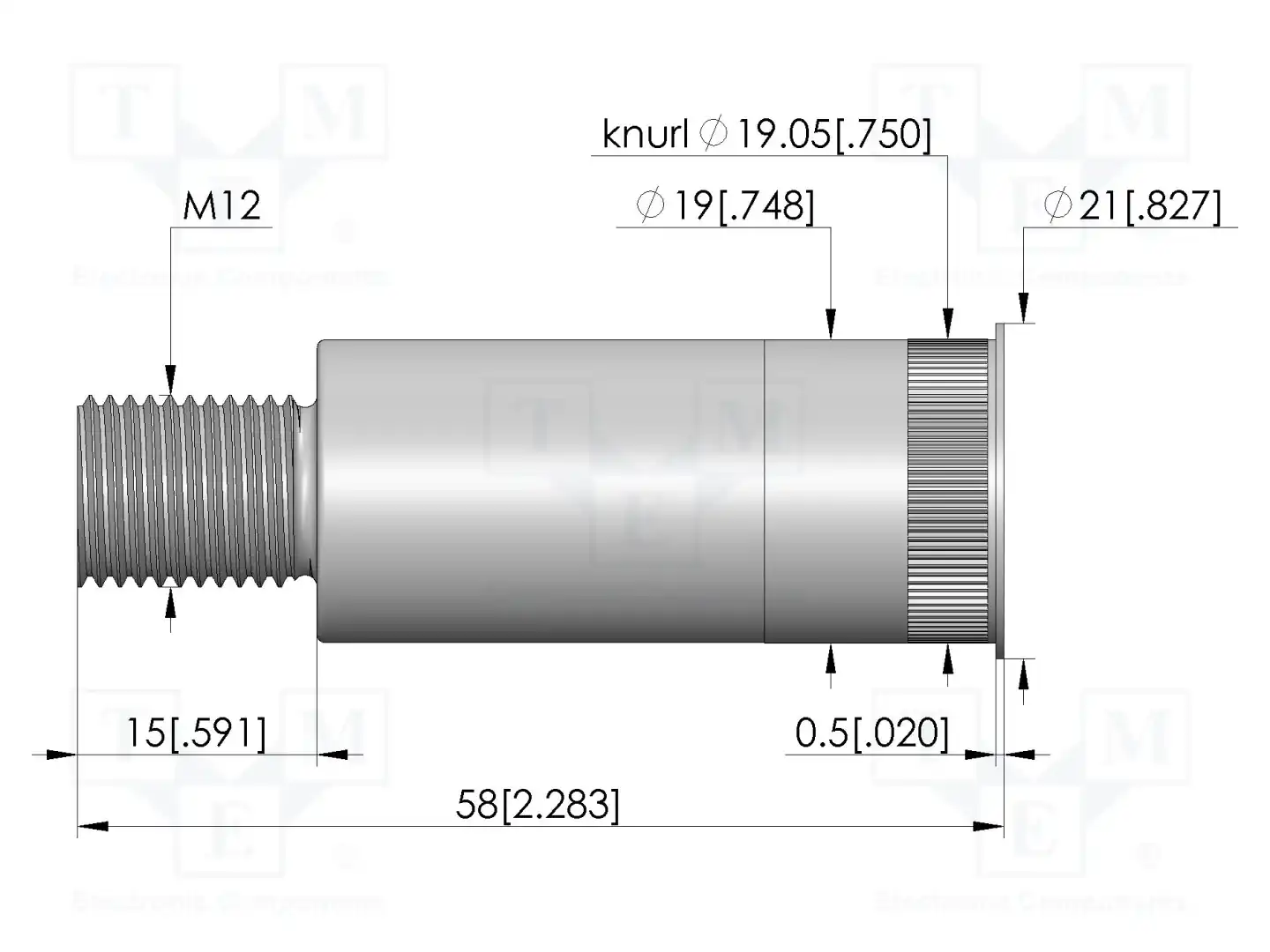 INGUN KS-672D12M12-R — Гнёзда для измерительных щупов