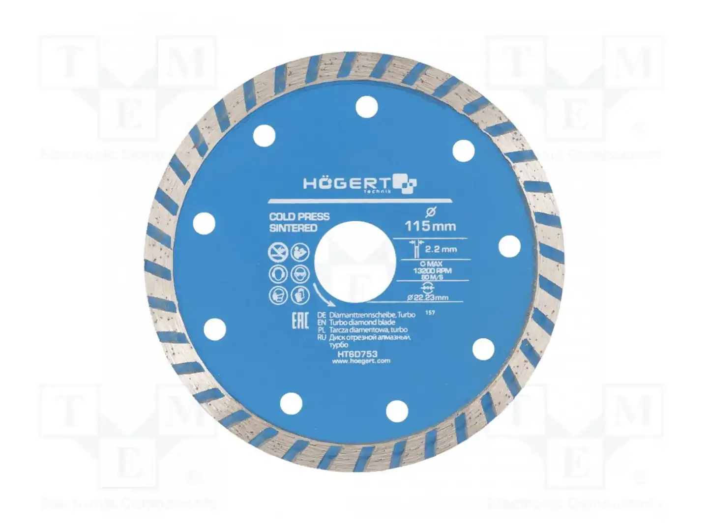 HÖGERT TECHNIK HT6D753 — Диски для резки и шлифовки