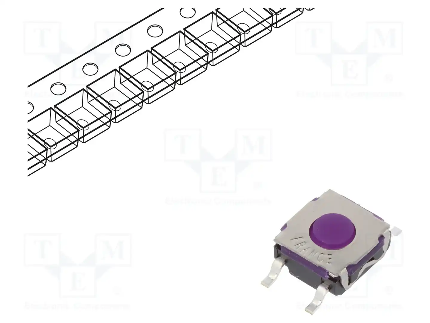 C&K KSEM31G LFS — Микропереключатели TACT
