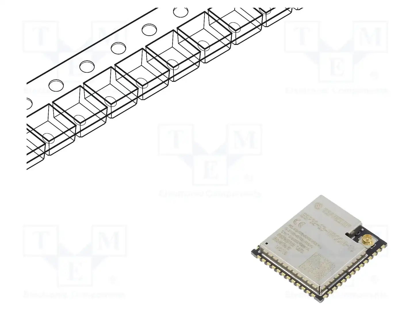 ESPRESSIF ESP32-S3-WROOM-1U-N8 — Модули IoT (WiFi/Bluetooth)