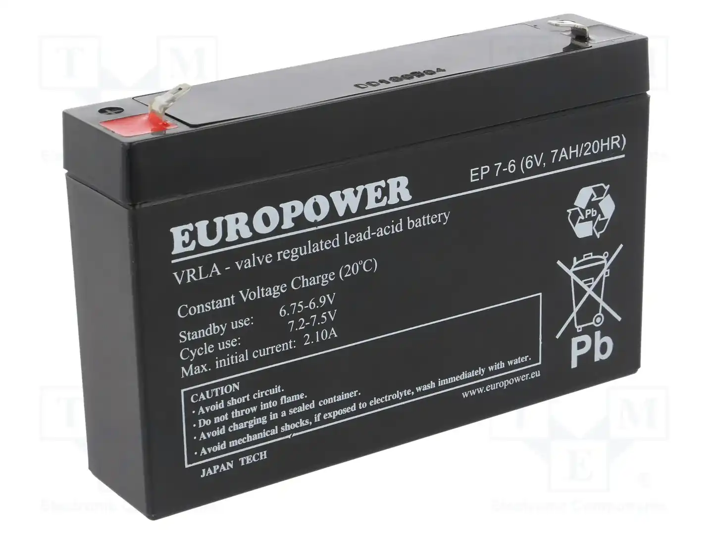 EUROPOWER EP 7-6 — Аккумуляторы кислотные