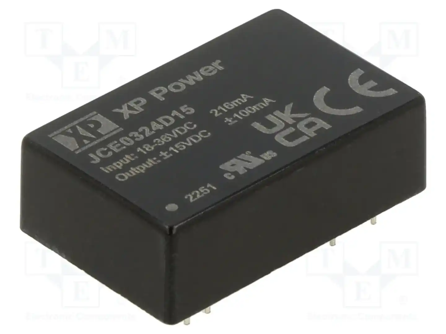 XP POWER JCE0324D15 — Преобразователи DC/DC