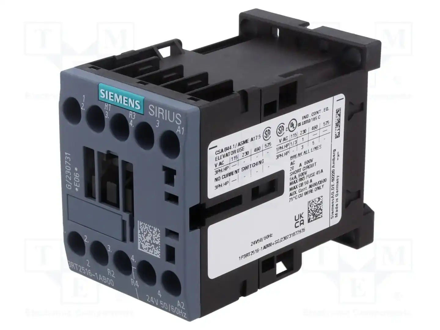 SIEMENS 3RT2516-1AB00 — Контакторы - главные модули