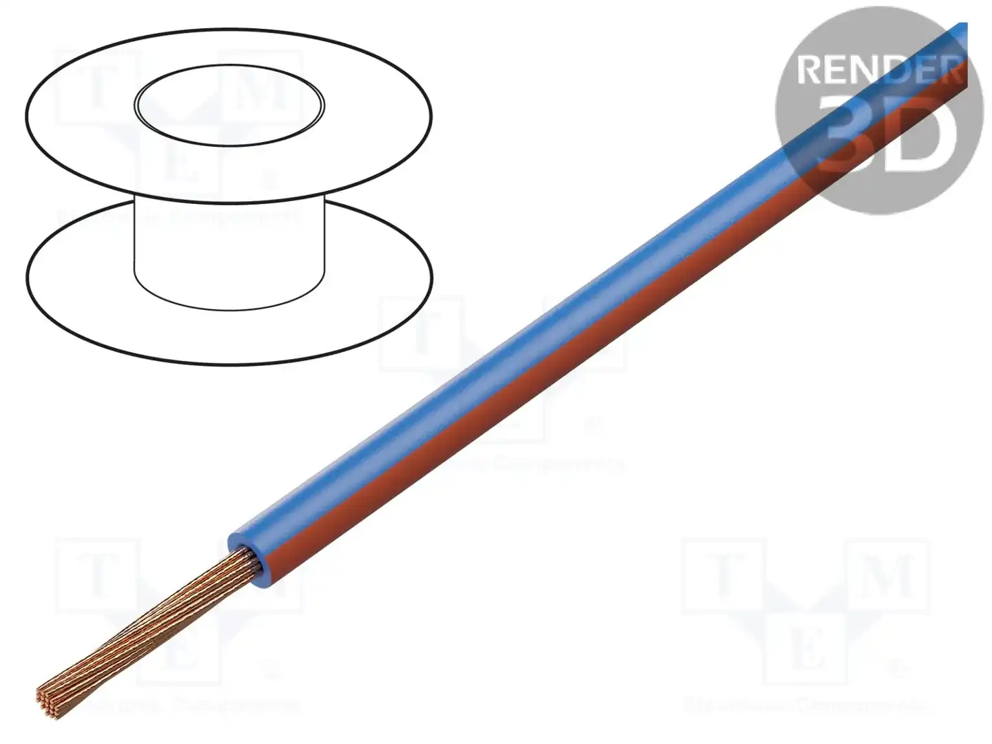 BQ CABLE FLRY-A0.35-BL/RD — Кабели для автомобильной электропроводки