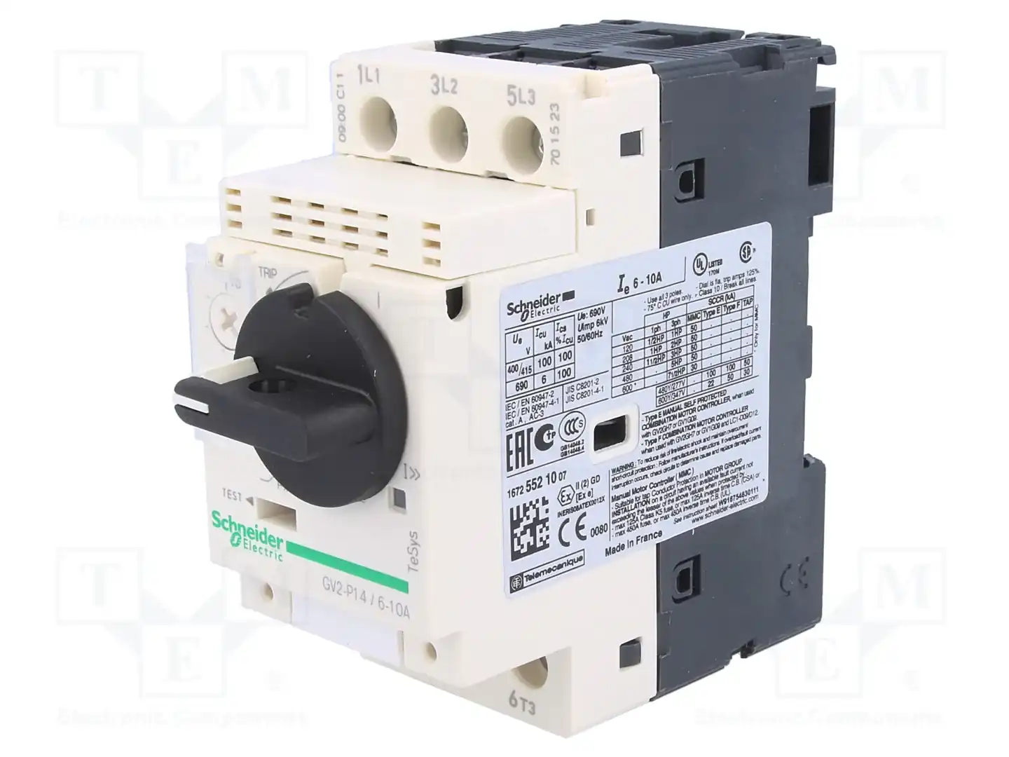 SCHNEIDER ELECTRIC GV2P14 — Выключатели двигательные