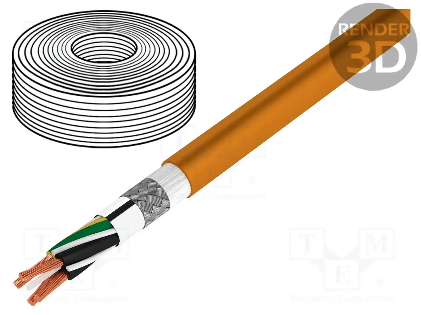 IGUS CF896.25.04 — Провода для направляющих- экранированные