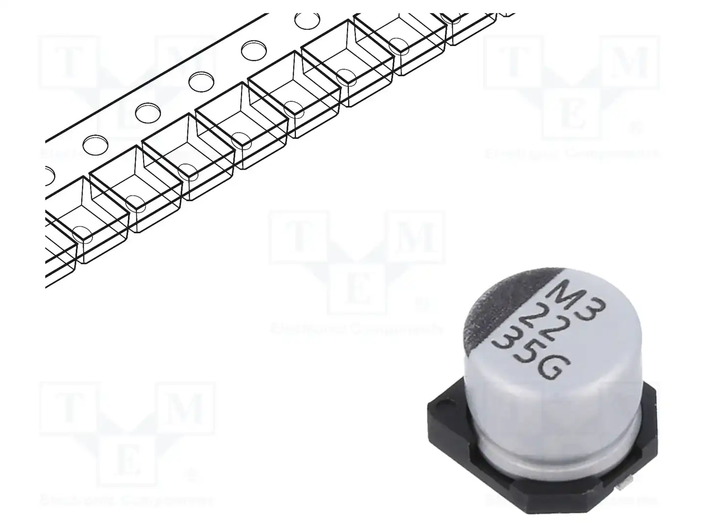 VISHAY GSC00AD2201VARL — Конденсаторы электролитические SMD