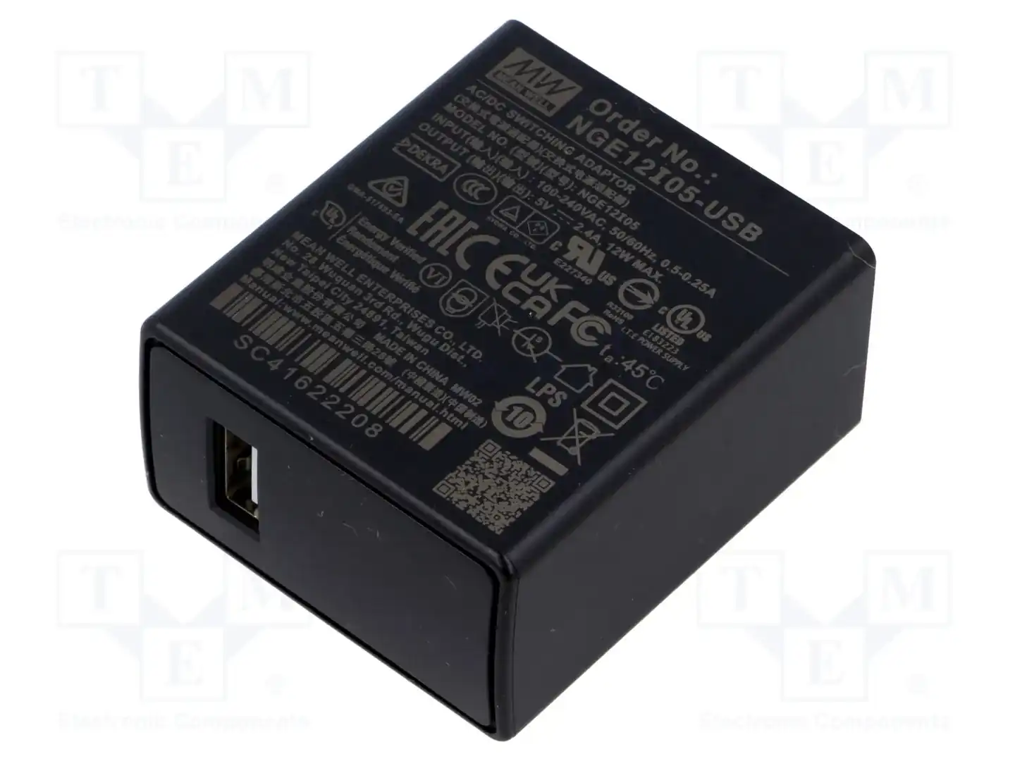 MEAN WELL NGE12I05-USB — Штекерные блоки питания