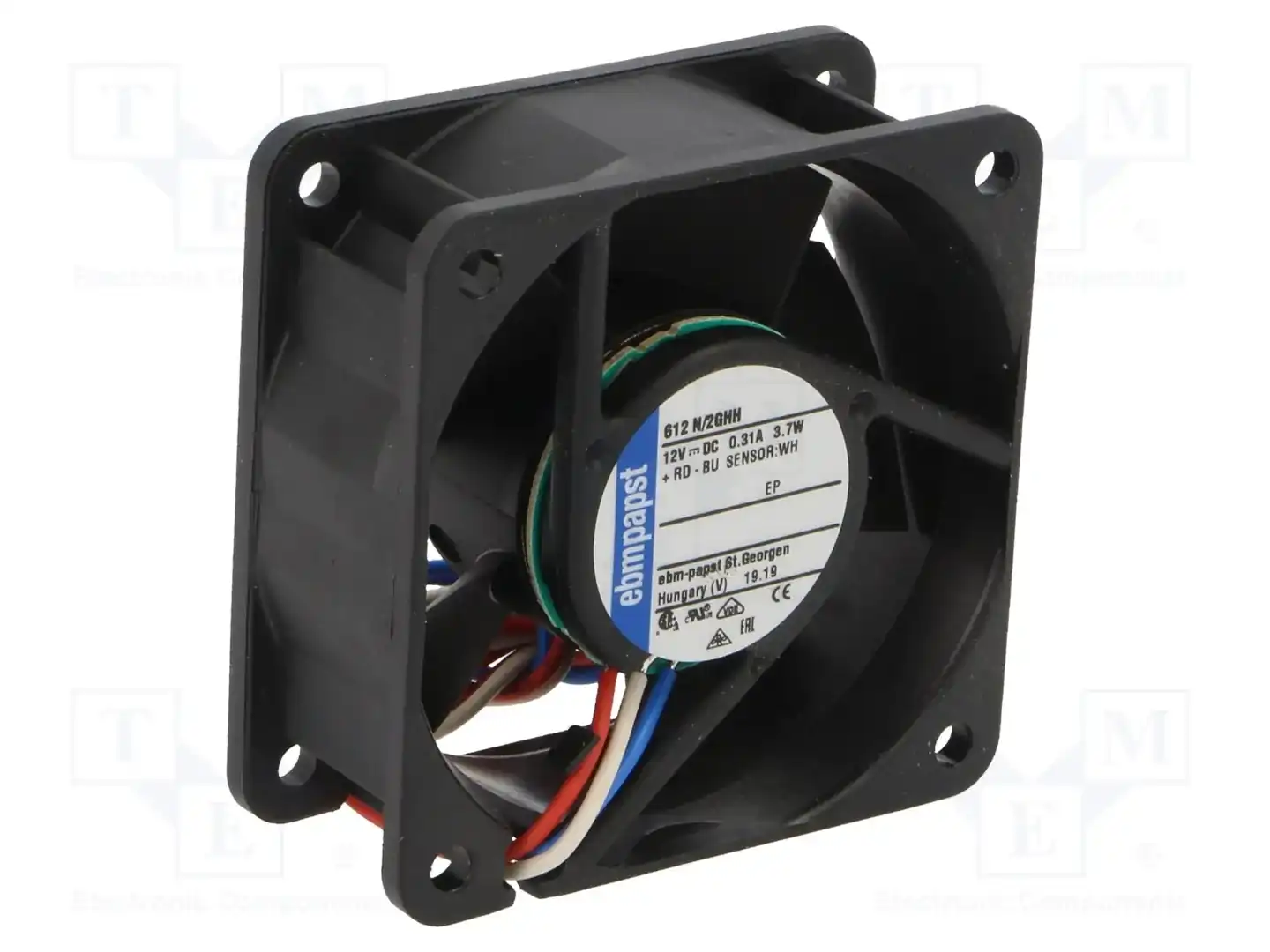 EBM-PAPST 612 N/2GHH — Вентиляторы DC 12V