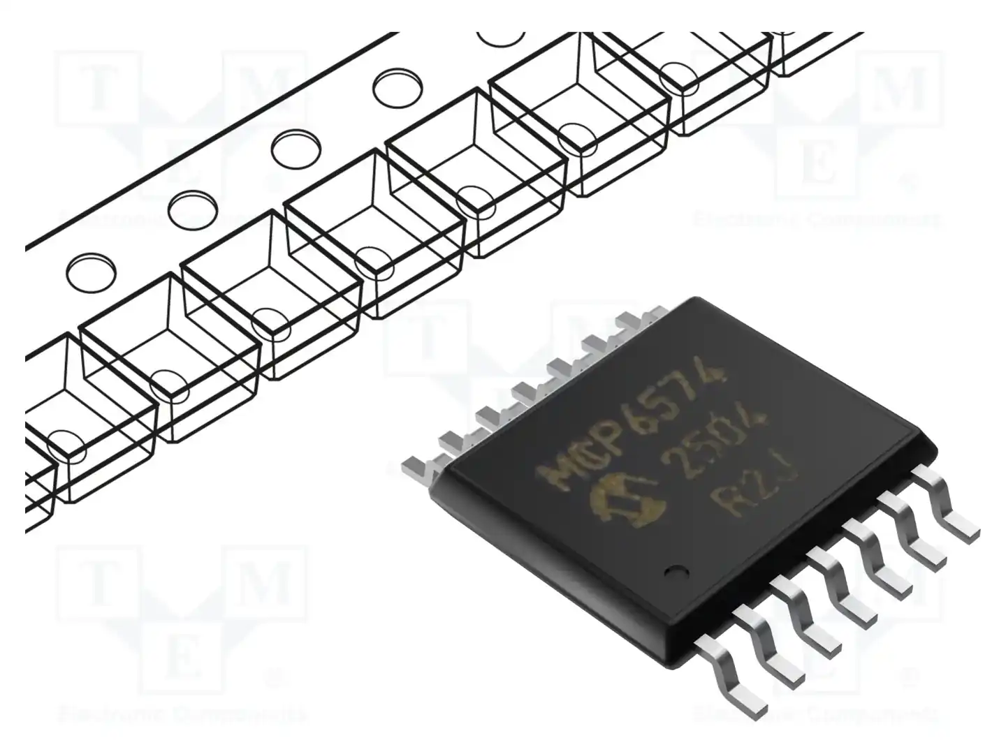 Microchip Technology MCP6574T-E/ST — Компараторы SMD