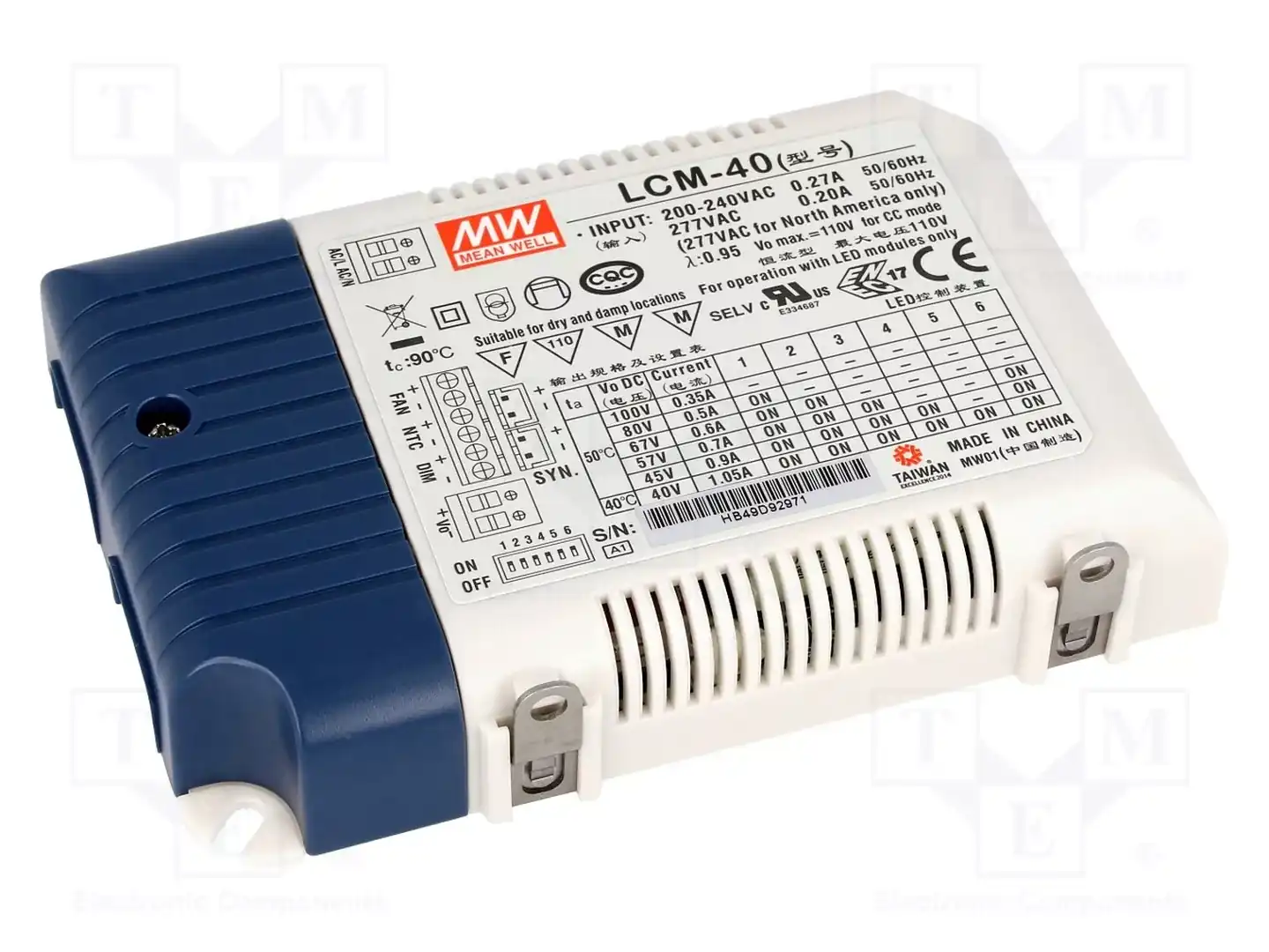 MEAN WELL LCM-40 — Блоки питания для LED