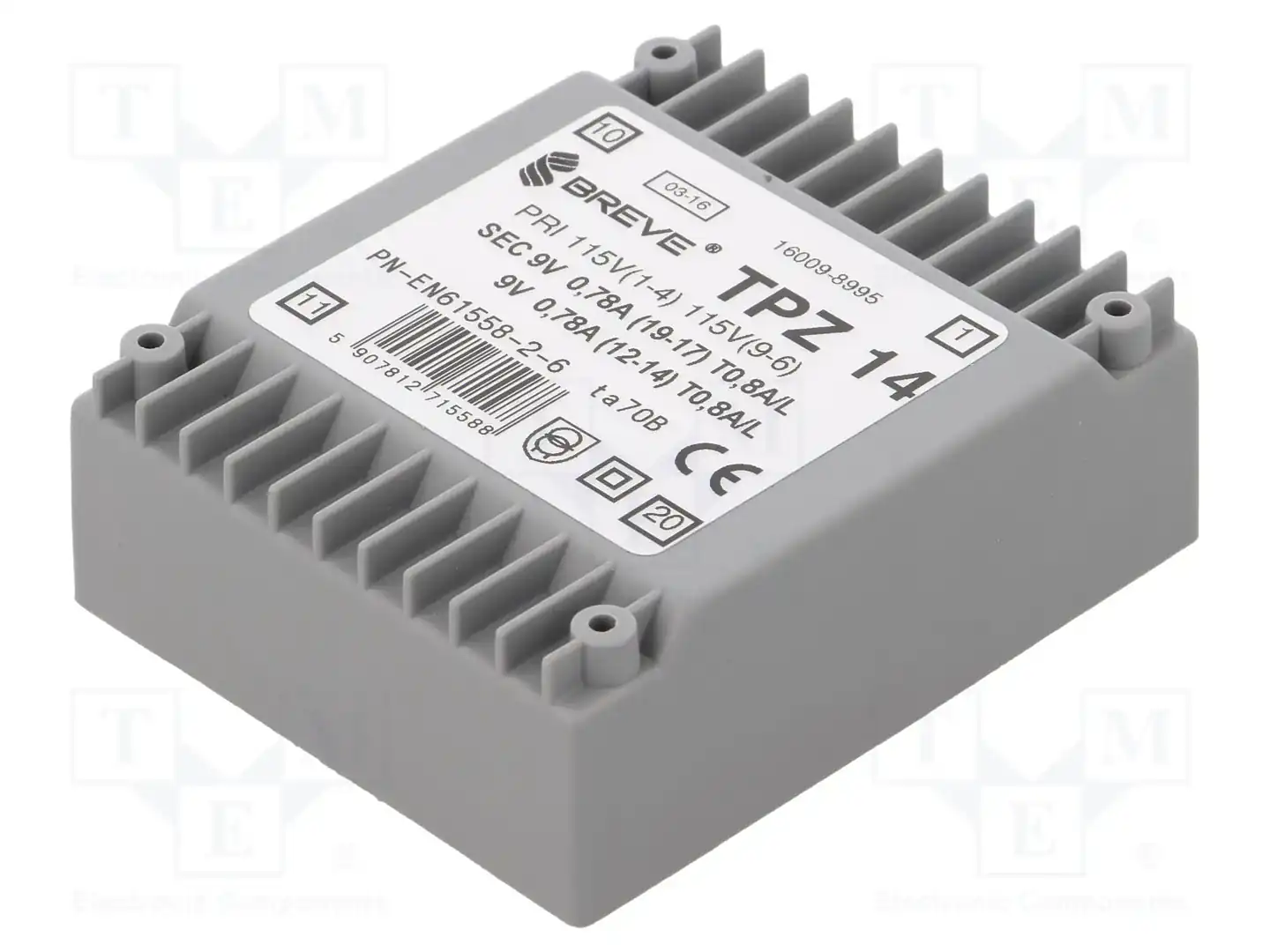 BREVE TUFVASSONS 16009-8995 — Трансформаторы PCB