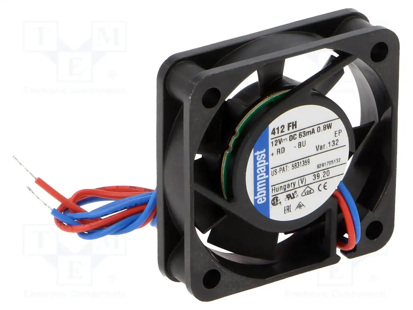 EBM-PAPST 412FH-132 — Вентиляторы DC 12V