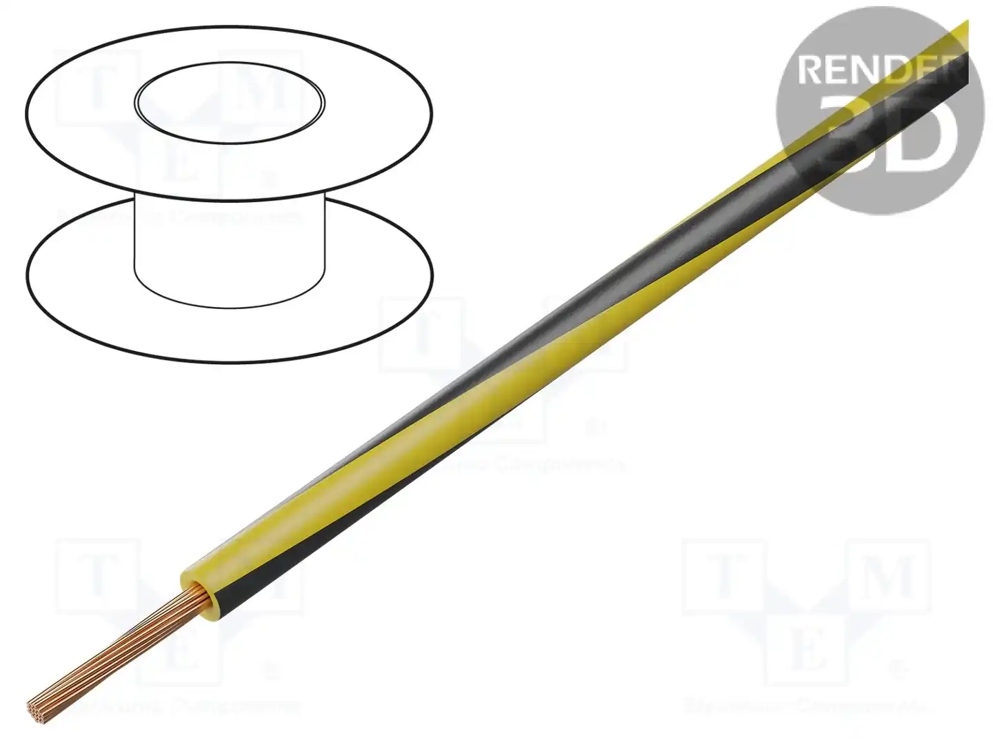 BQ CABLE LGY1.5-YL/BK — Провода одножильные - тросик