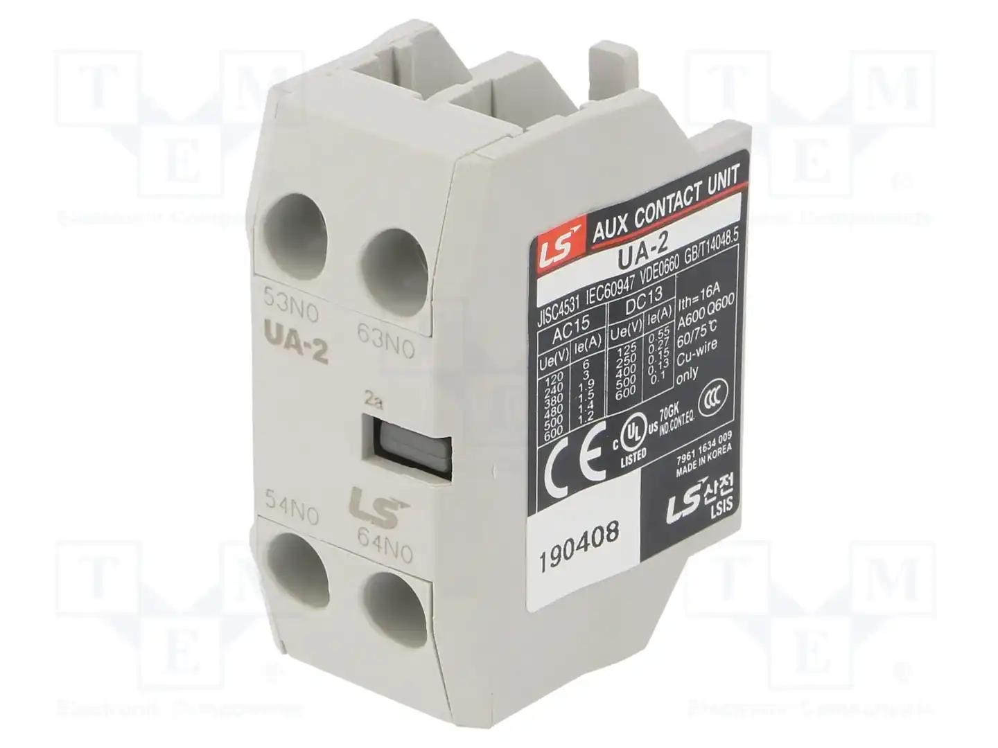 LS ELECTRIC UA-2 2A — Контакторы - дополнительное оборудование