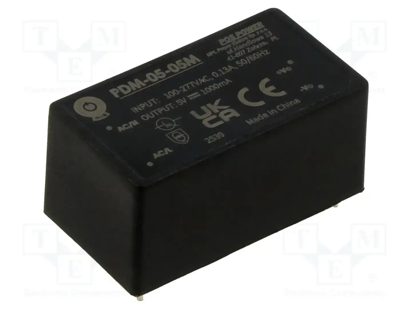POS PDM-05-05M — Преобразователи AC/DC для PCB