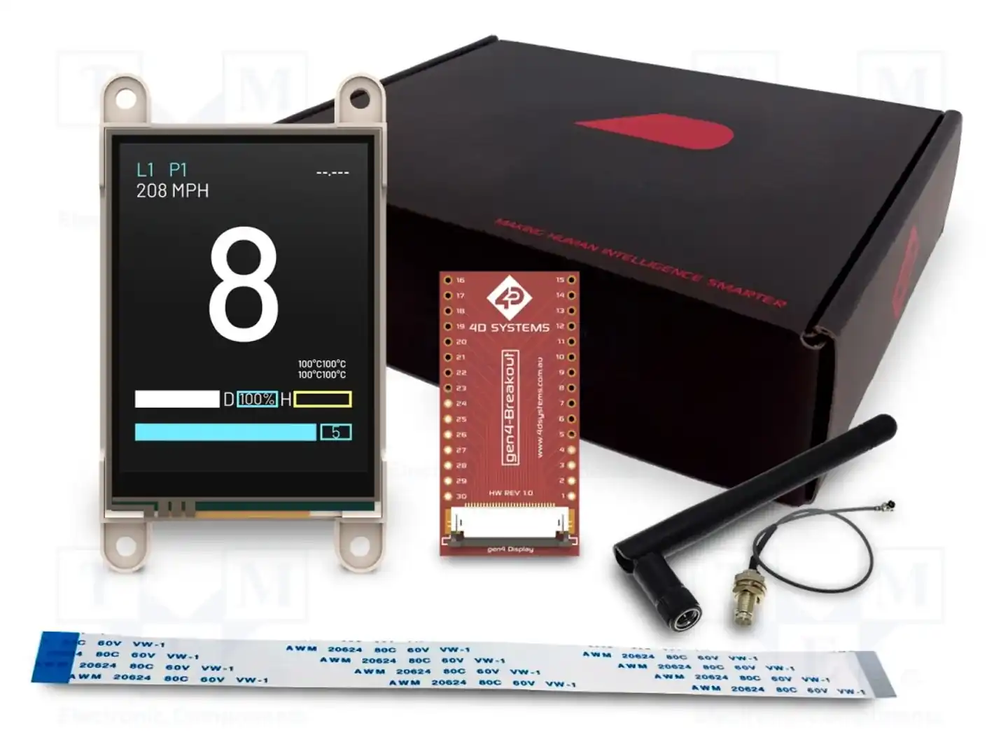 4D Systems GEN4-ESP32-24 — Интеллигентные дисплеи