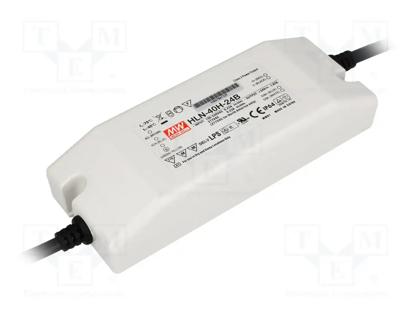 MEAN WELL HLN-40H-24B — Блоки питания для LED