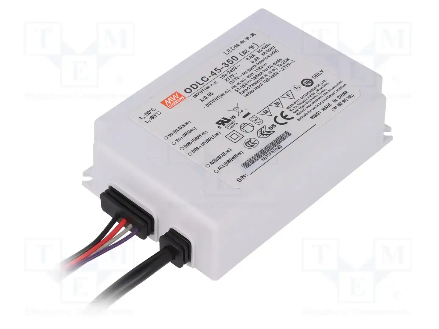 MEAN WELL ODLC-45-350 — Блоки питания для LED