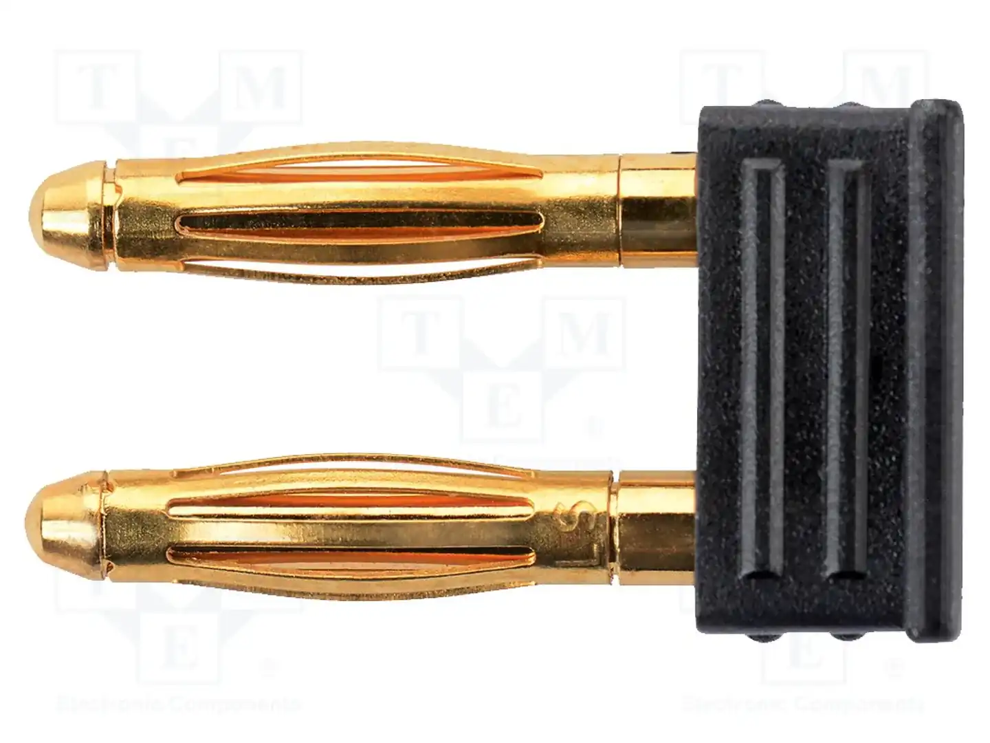 SCHÜTZINGER KURZ 6730 / 5.08-2 IG AU / SW — Вилки банановые 2мм
