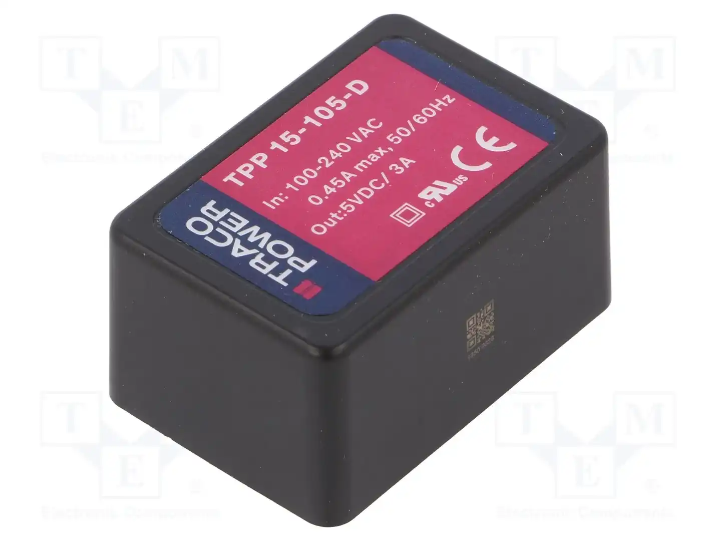 TRACO POWER TPP 15-105-D — Преобразователи AC/DC для PCB