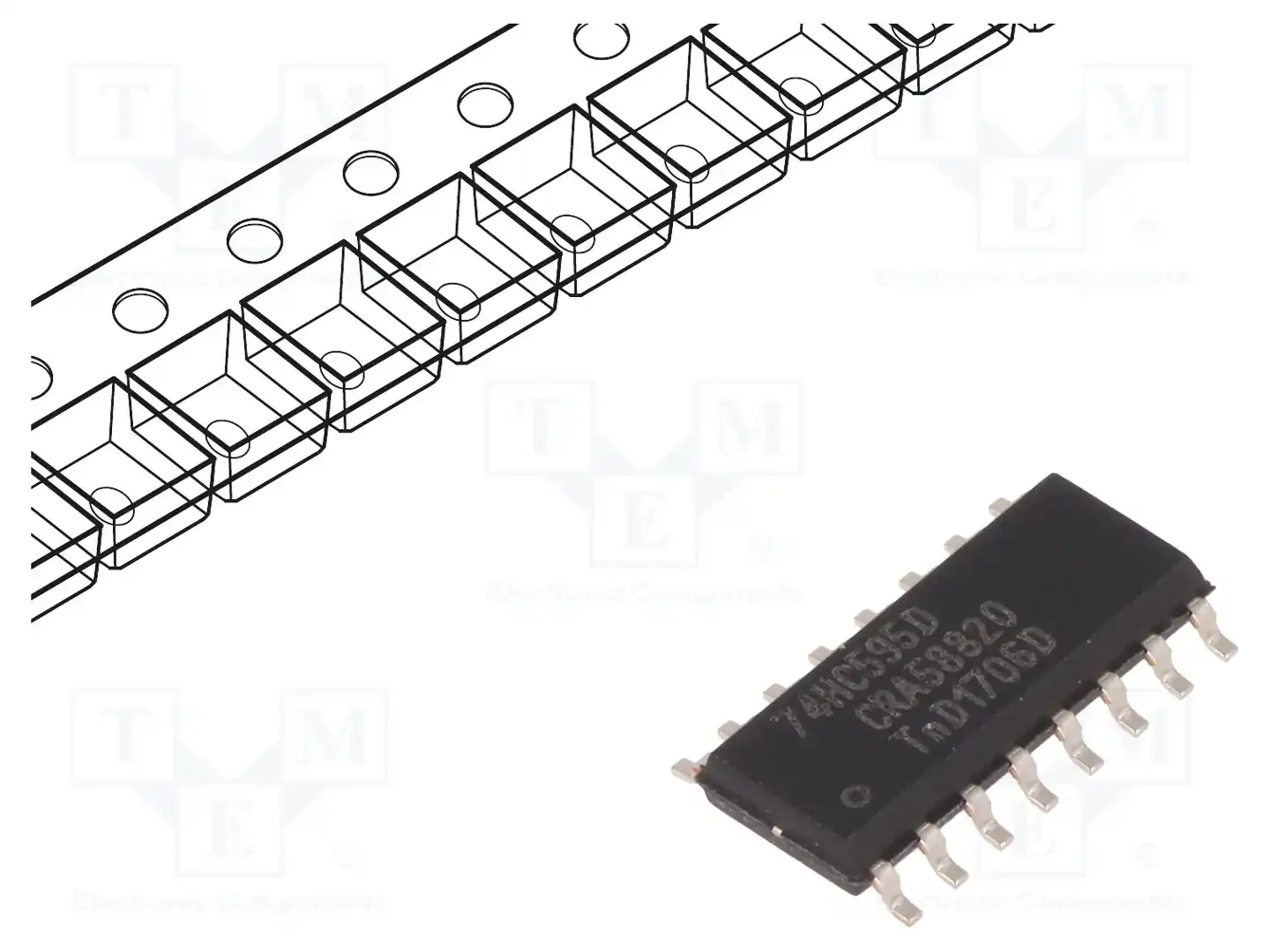 NEXPERIA 74HC595D,118 — Сдвигающие регистры