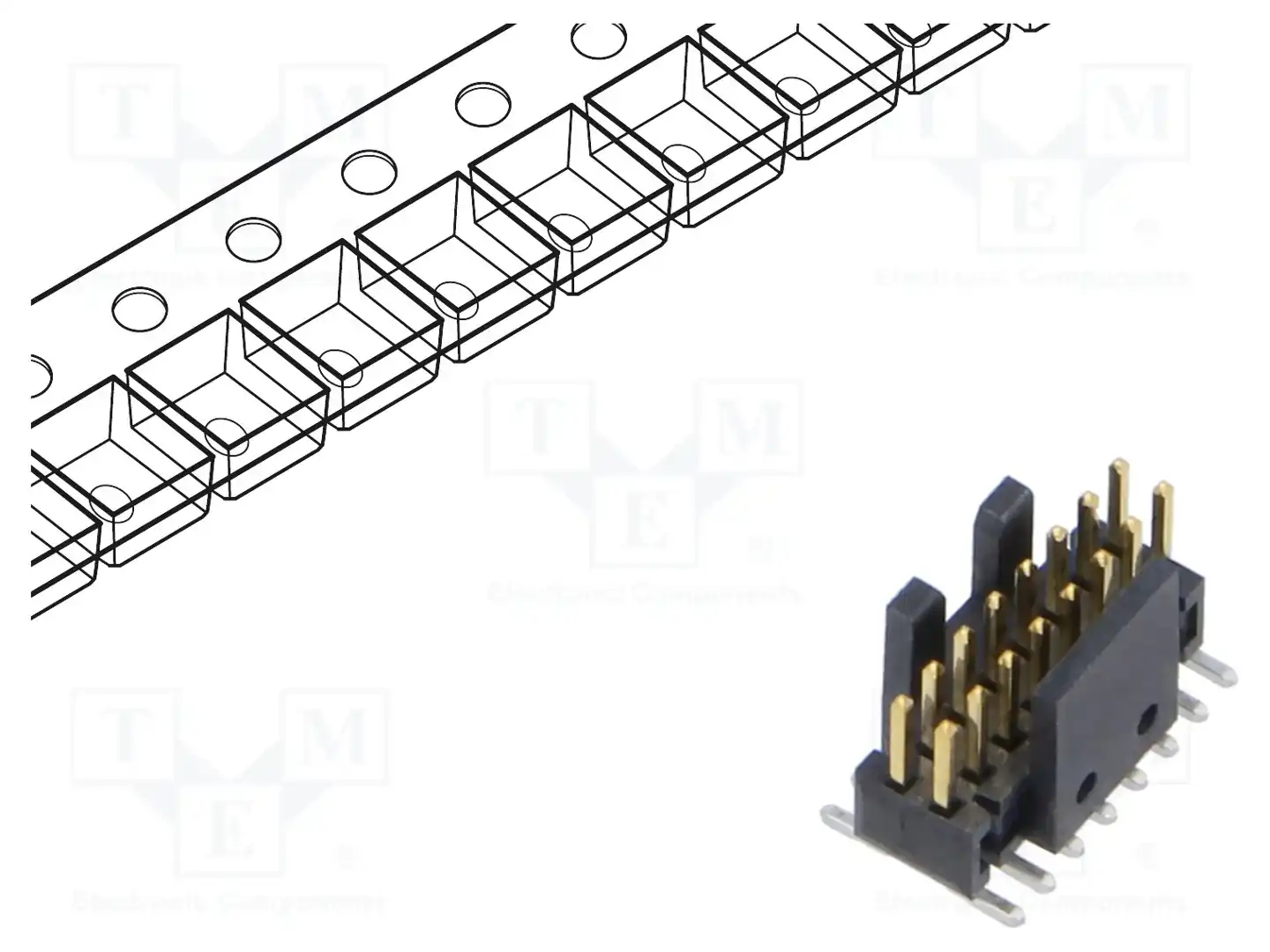 SAMTEC FTSH-108-01-F-DV-K-P-FR — Разъeмы пластина - пластина