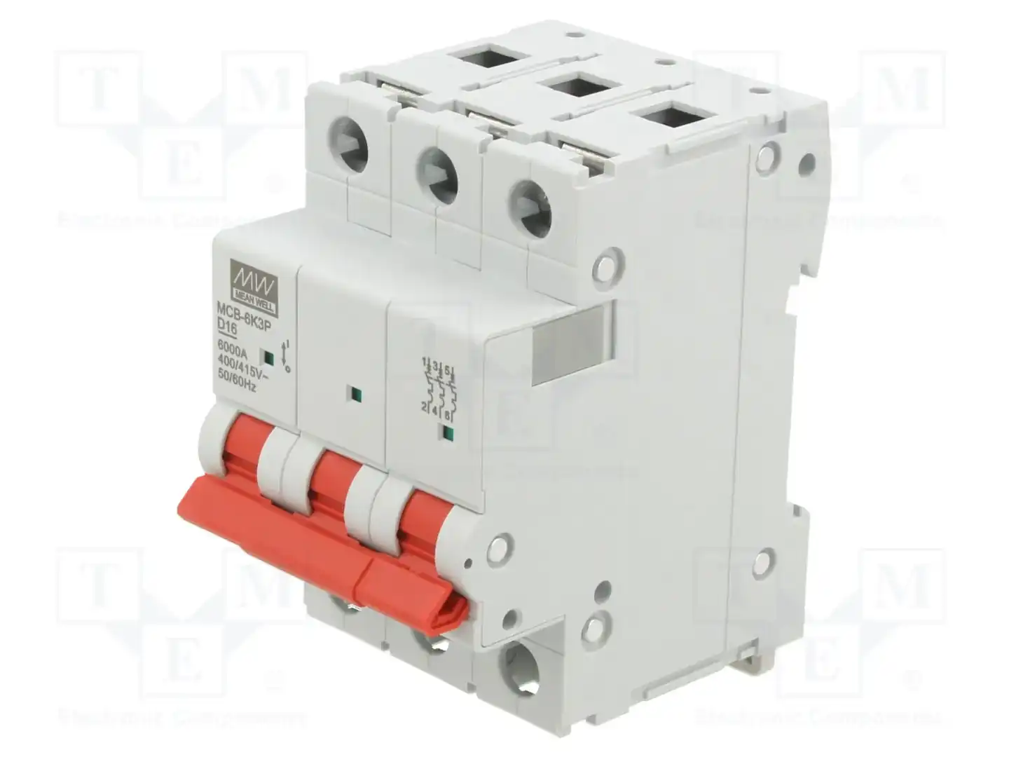 MEAN WELL MCB-6K3P-D16 — Выключатели максимального тока