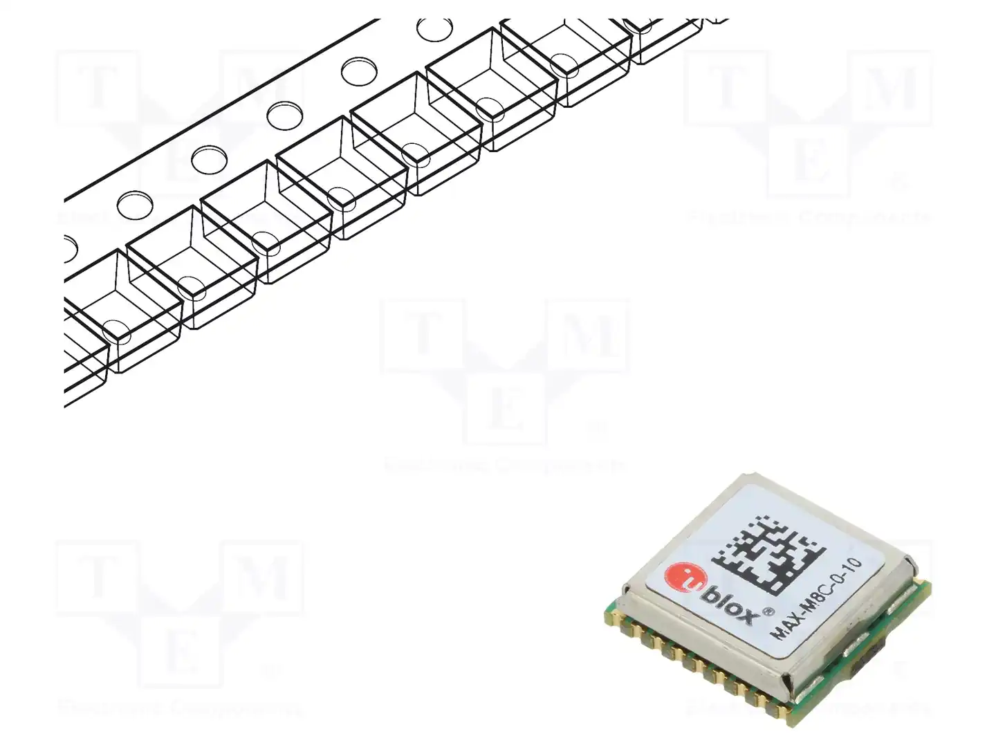 u-blox MAX-M8C-0 — Модули GNSS (GPS)