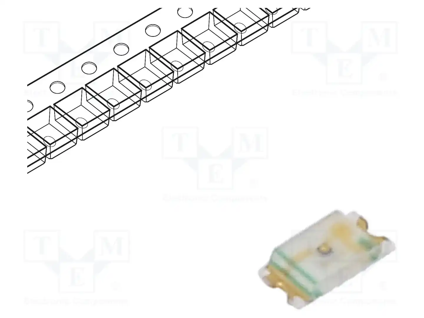 ROHM SEMICONDUCTOR SML-E12U8WT86 — Светодиоды SMD цветные