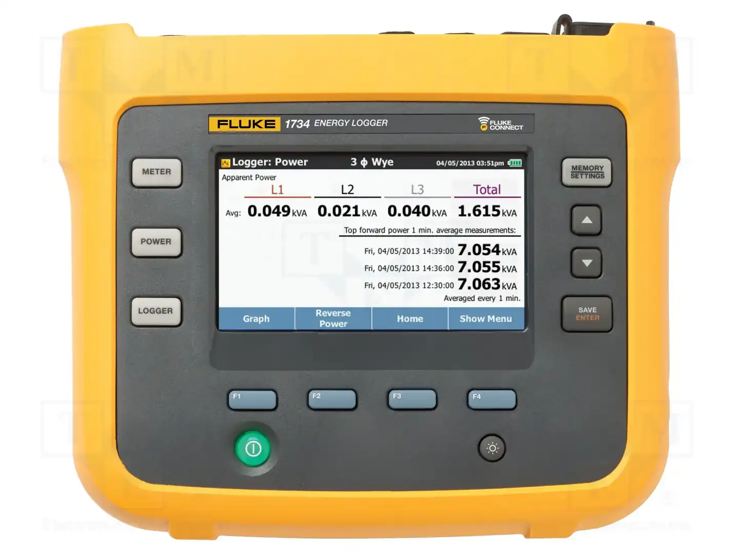 FLUKE FLUKE-1734/EUS — Анализаторы качества электроэнергии -1734/EUS
