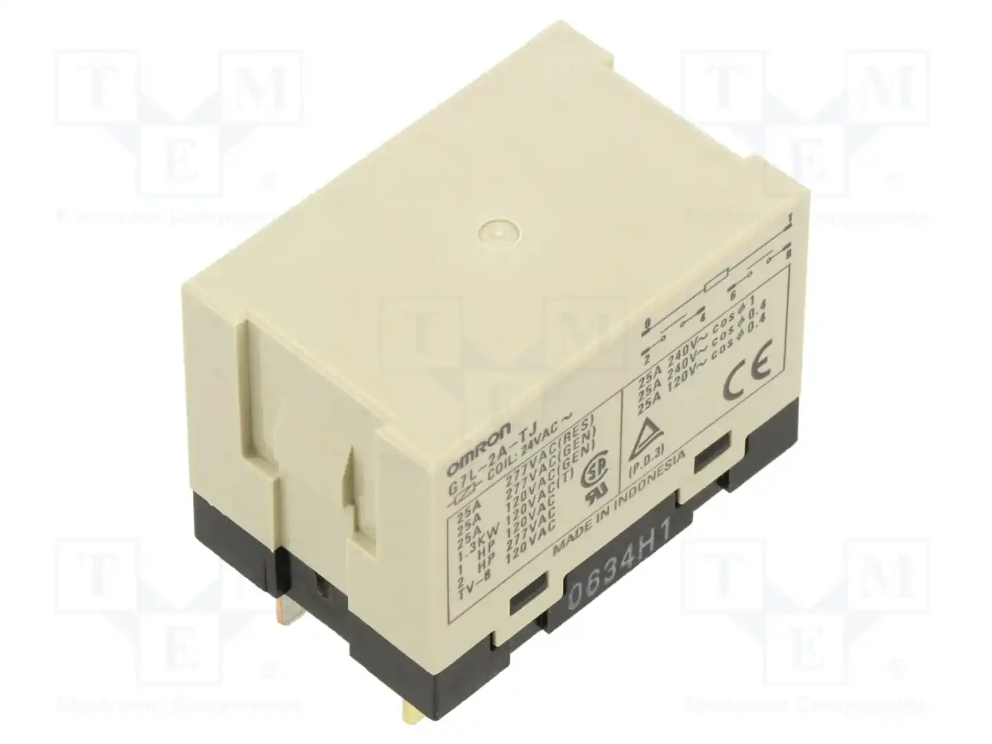OMRON Electronic Components G7L-2A-TJ 24AC — Электромагнитное реле мощности
