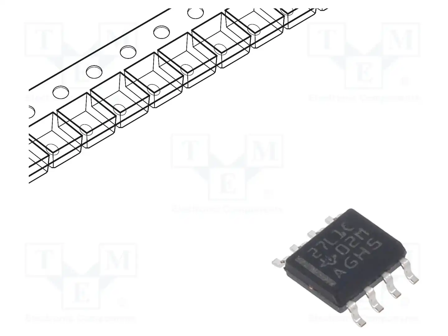Texas Instruments TLC27L1CDR — Операционные усилители SMD